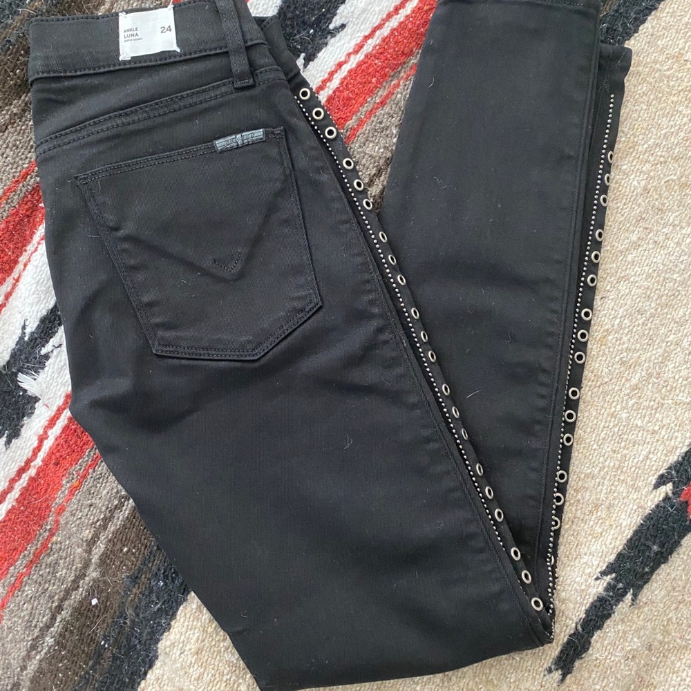 Hudson Luna Super Skinny Ankle Jeans - Picture 5 of 7